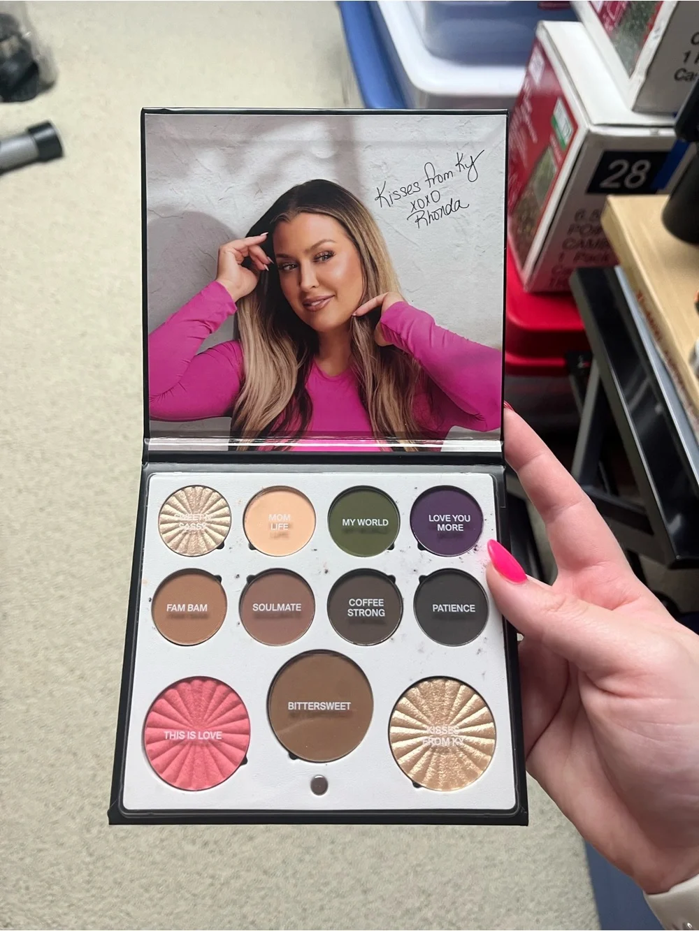 OFRA Mini Mix Palette — Black with Teal Accent